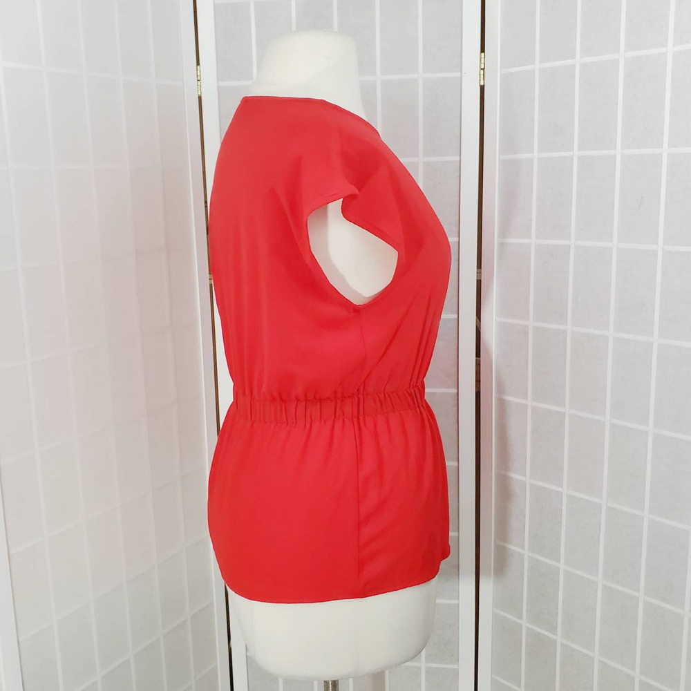 Pleione Career Side Tie Ribbon Blouse Size: Medium - Picture 7 of 7
